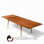 Hans J. Wegner for Andreas Tuck At-312 Mid Century Danish Teak Hidden Leaf Dining Table