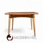 Hans J. Wegner for Andreas Tuck At-312 Mid Century Danish Teak Hidden Leaf Dining Table