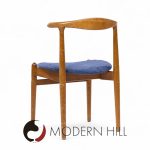 Hans Wegner for Fritz Hansen Model 708 Mid Century Danish Teak Dining Chairs - Pair
