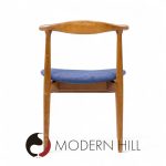 Hans Wegner for Fritz Hansen Model 708 Mid Century Danish Teak Dining Chairs - Pair