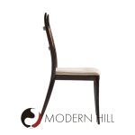 Harvey Probber Gazelle Mid Century Ebonized Mahogany Dining Chairs - Set of 6