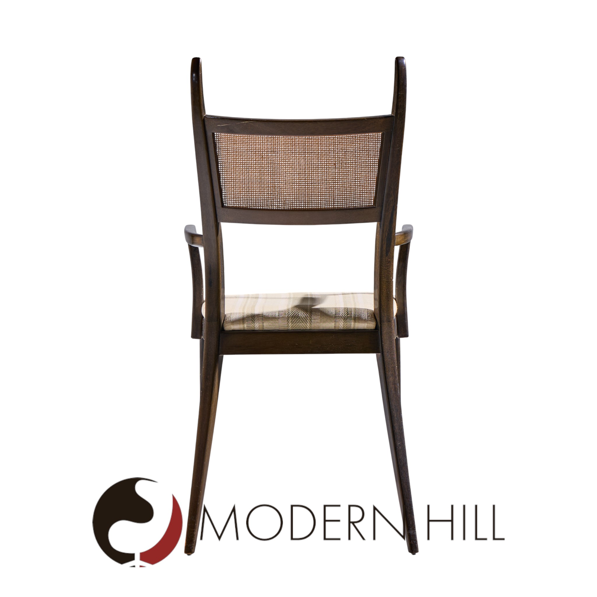 Harvey Probber Gazelle Mid Century Ebonized Mahogany Dining Chairs - Set of 6