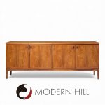 Jack Cartwright for Founders Mid Century Walnut Credenza | Mid Century Modern Furniture - Mid Century Furniture Chicago Jack Cartwright for Founders Mid Century Walnut Credenza