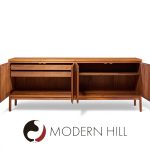 Jack Cartwright for Founders Mid Century Walnut Credenza | Mid Century Modern Furniture - Mid Century Furniture Chicago Jack Cartwright for Founders Mid Century Walnut Credenza