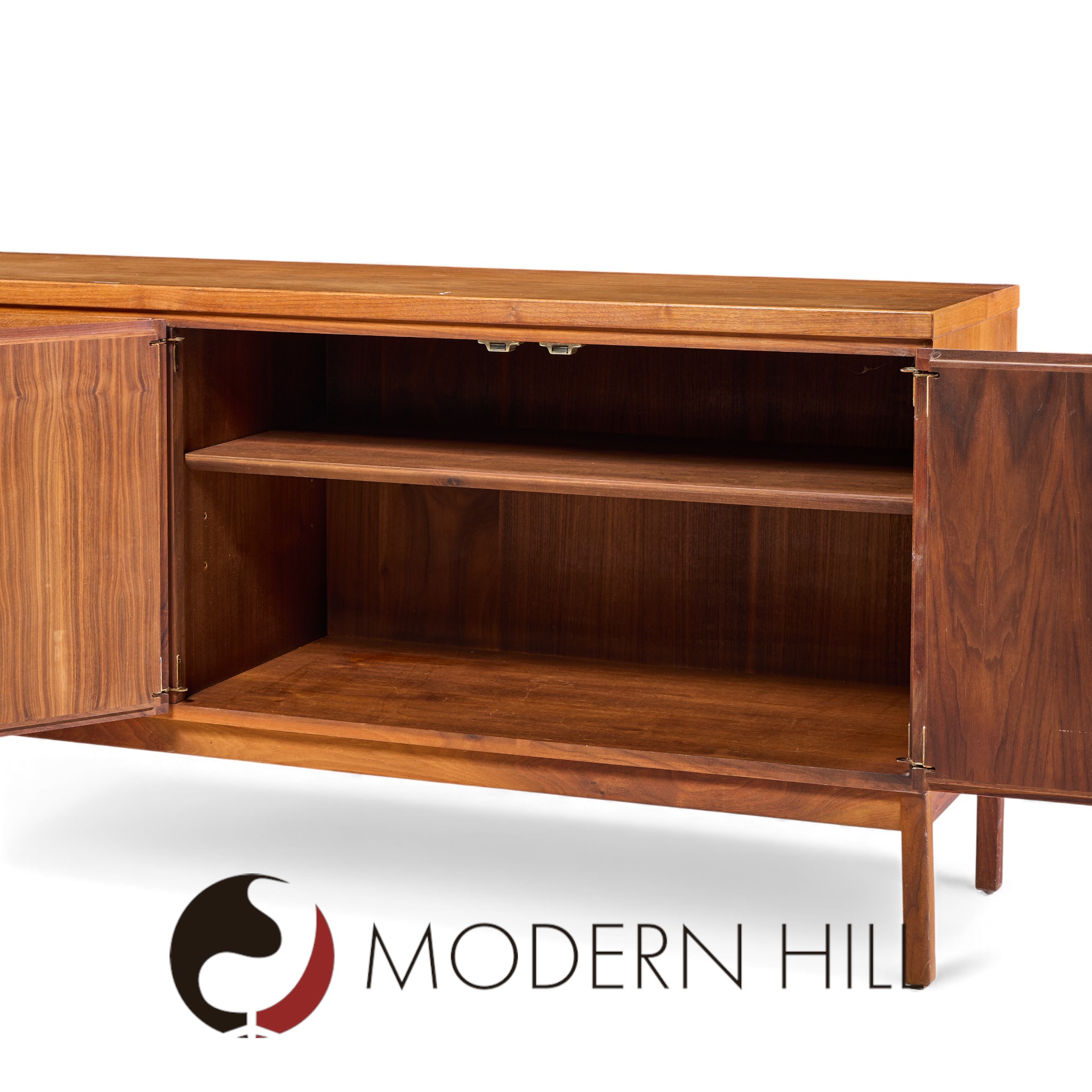 Jack Cartwright for Founders Mid Century Walnut Credenza