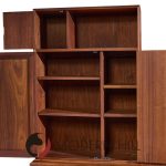 Jack Cartwright for Founders Mid Century Walnut and Cane Credenza and Hutch | Mid Century Modern Furniture - Mid Century Furniture Chicago Jack Cartwright for Founders Mid Century Walnut and Cane Credenza and Hutch