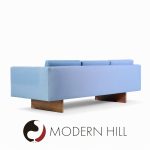 Jens Risom Mid Century Walnut Sofa