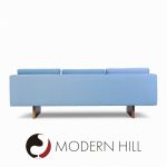 Jens Risom Mid Century Walnut Sofa