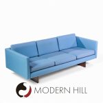 Jens Risom Mid Century Walnut Sofa