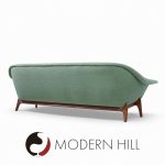 Karl Edvard Korseth Mid Century Norwegian Teak Mexico Sofa