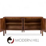 Kent Coffey Perspecta Mid Century Walnut Buffet Credenza