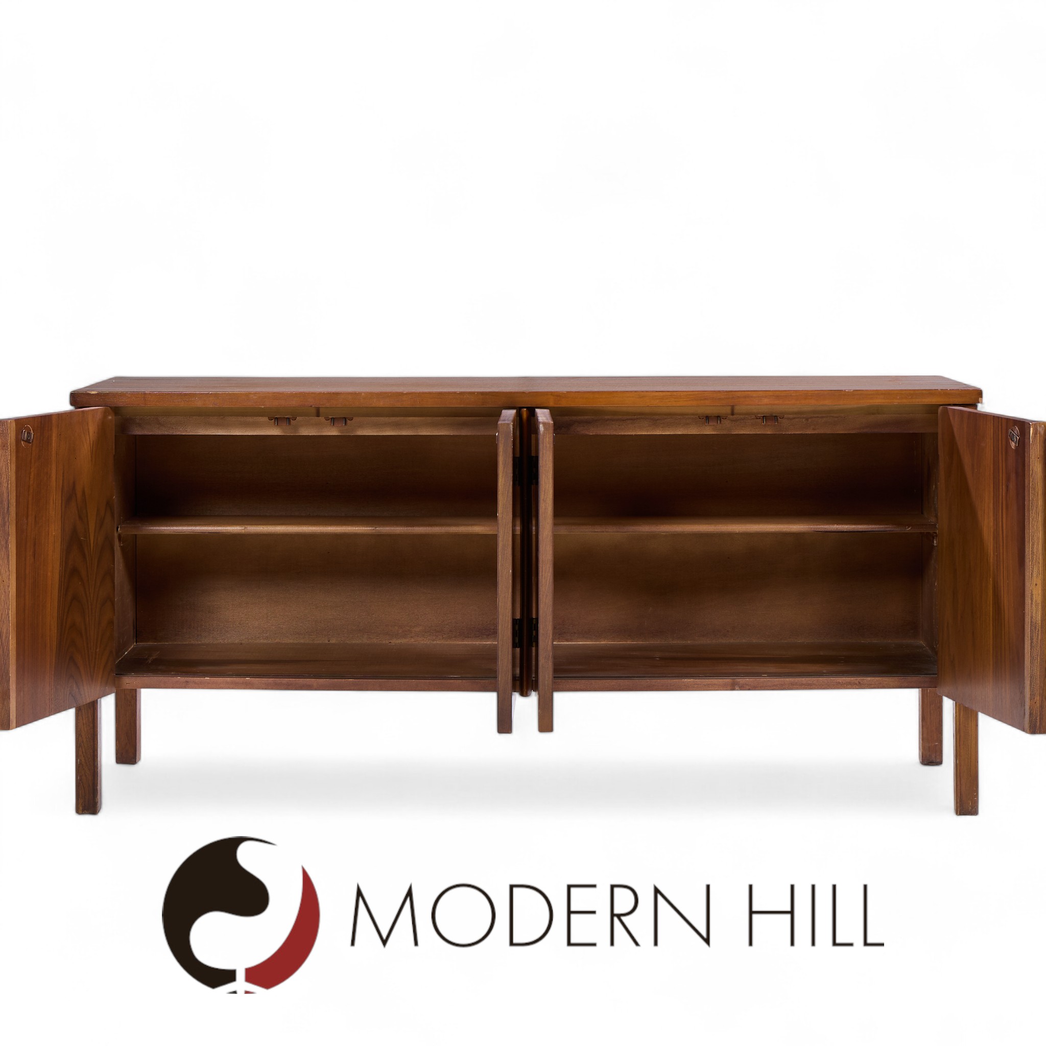 Kent Coffey Perspecta Mid Century Walnut Buffet Credenza