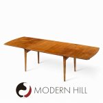 Knud Andersen for Jca Jensen Mid Century Danish Teak Hidden Leaf Dining Table