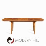 Knud Andersen for Jca Jensen Mid Century Danish Teak Hidden Leaf Dining Table