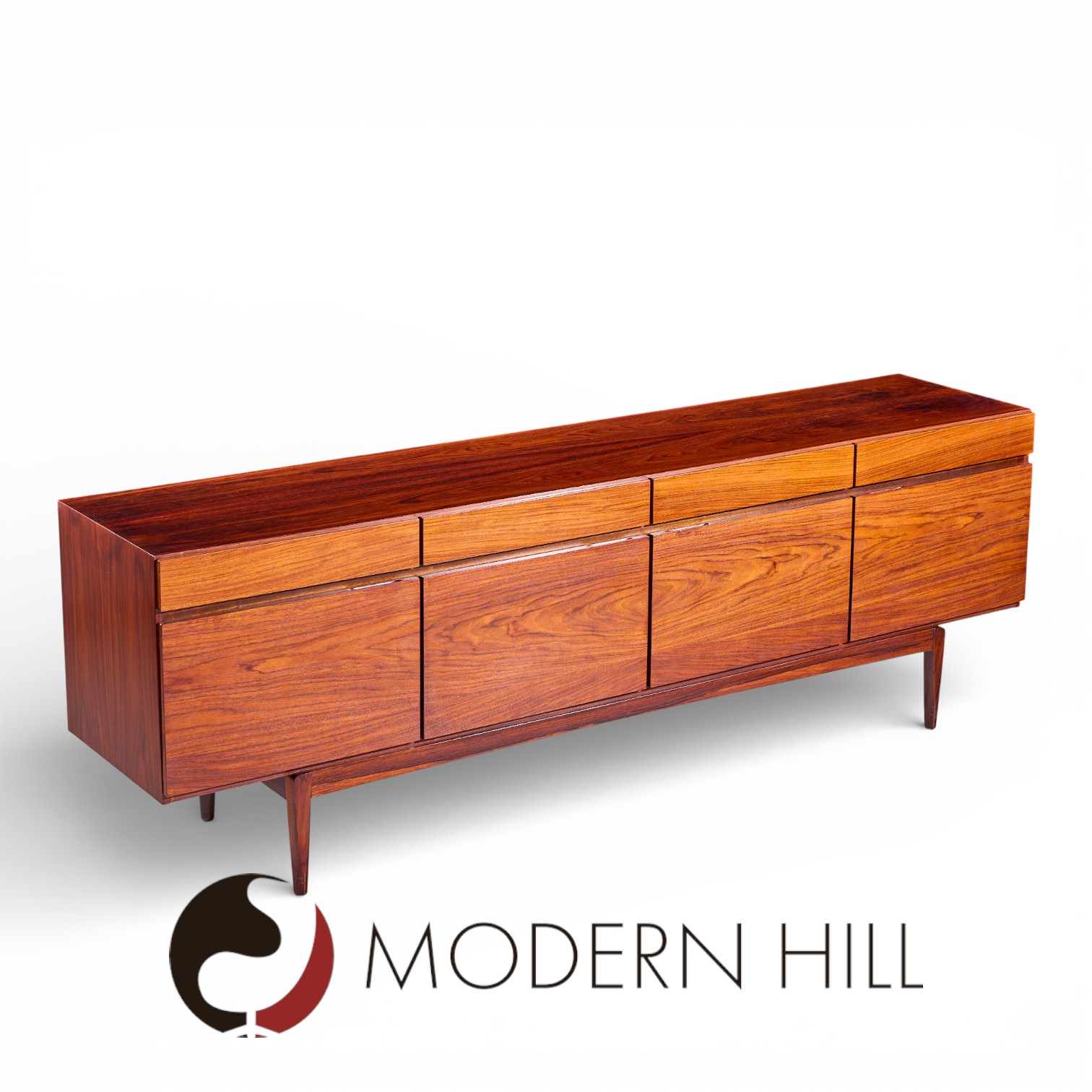 Kofod Larsen for Faarup Møbelfabrik Mid Century Danish Rosewood Credenza