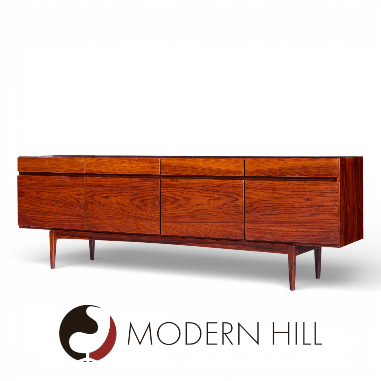 Kofod Larsen for Faarup Møbelfabrik Mid Century Danish Rosewood Credenza