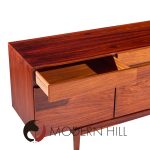 Kofod Larsen for Faarup Møbelfabrik Mid Century Danish Rosewood Credenza