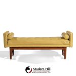 Lawrence Peabody for Nemschoff Mid Century Walnut Bench
