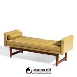 Lawrence Peabody for Nemschoff Mid Century Walnut Bench