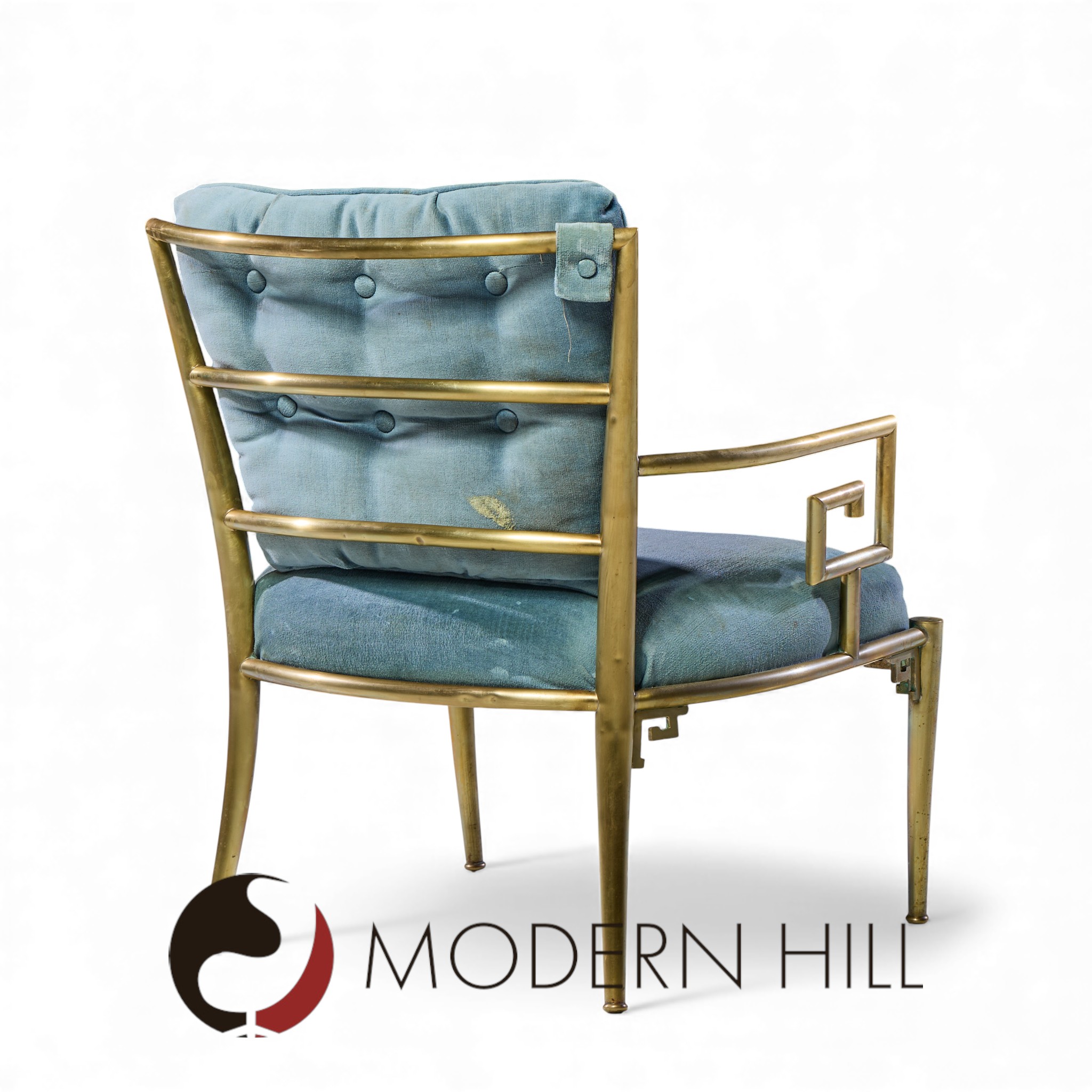 Mastercraft Mid Century Greek Key Chairs - Pair