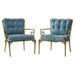Mastercraft Mid Century Greek Key Chairs - Pair