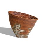 Michael Bauermeister Mid Century Carved Wooden Bowl