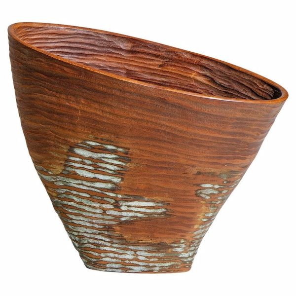 Michael Bauermeister Mid Century Carved Wooden Bowl