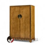Michael Taylor for Baker Furniture Far East Collection Mid Century Armoire