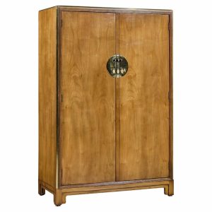 michael taylor for baker furniture far east collection mid century armoire