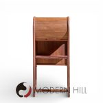 Mid Century Danish Teak Tambour Door Foyer Entry Console Phone Table | Mid Century Modern Furniture - Mid Century Furniture Chicago Mid Century Danish Teak Tambour Door Foyer Entry Console Phone Table