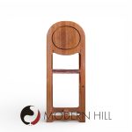 Mid Century Danish Teak Tambour Door Foyer Entry Console Phone Table | Mid Century Modern Furniture - Mid Century Furniture Chicago Mid Century Danish Teak Tambour Door Foyer Entry Console Phone Table