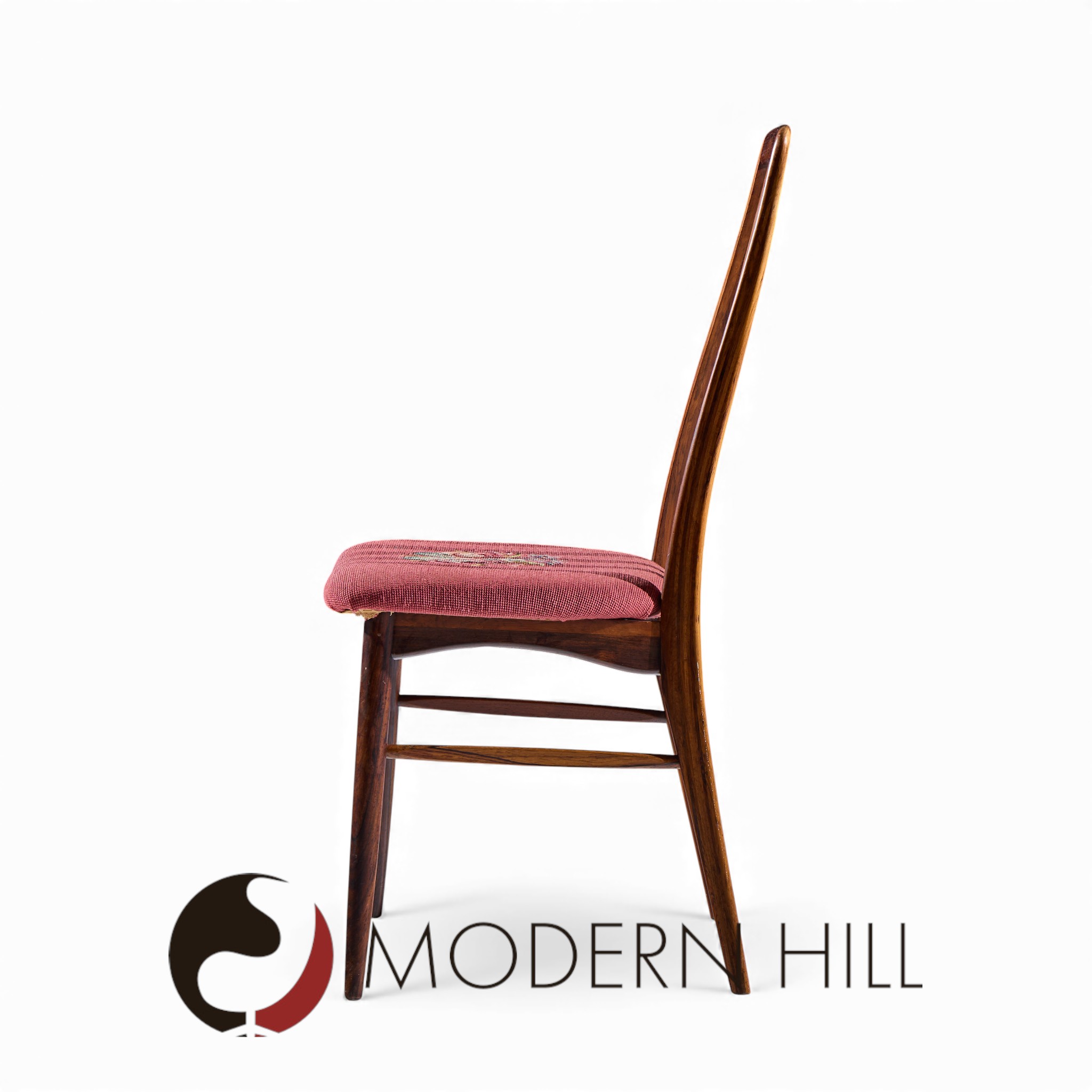 Niels Koefoed Eva Mid Century Danish Rosewood Dining Chair