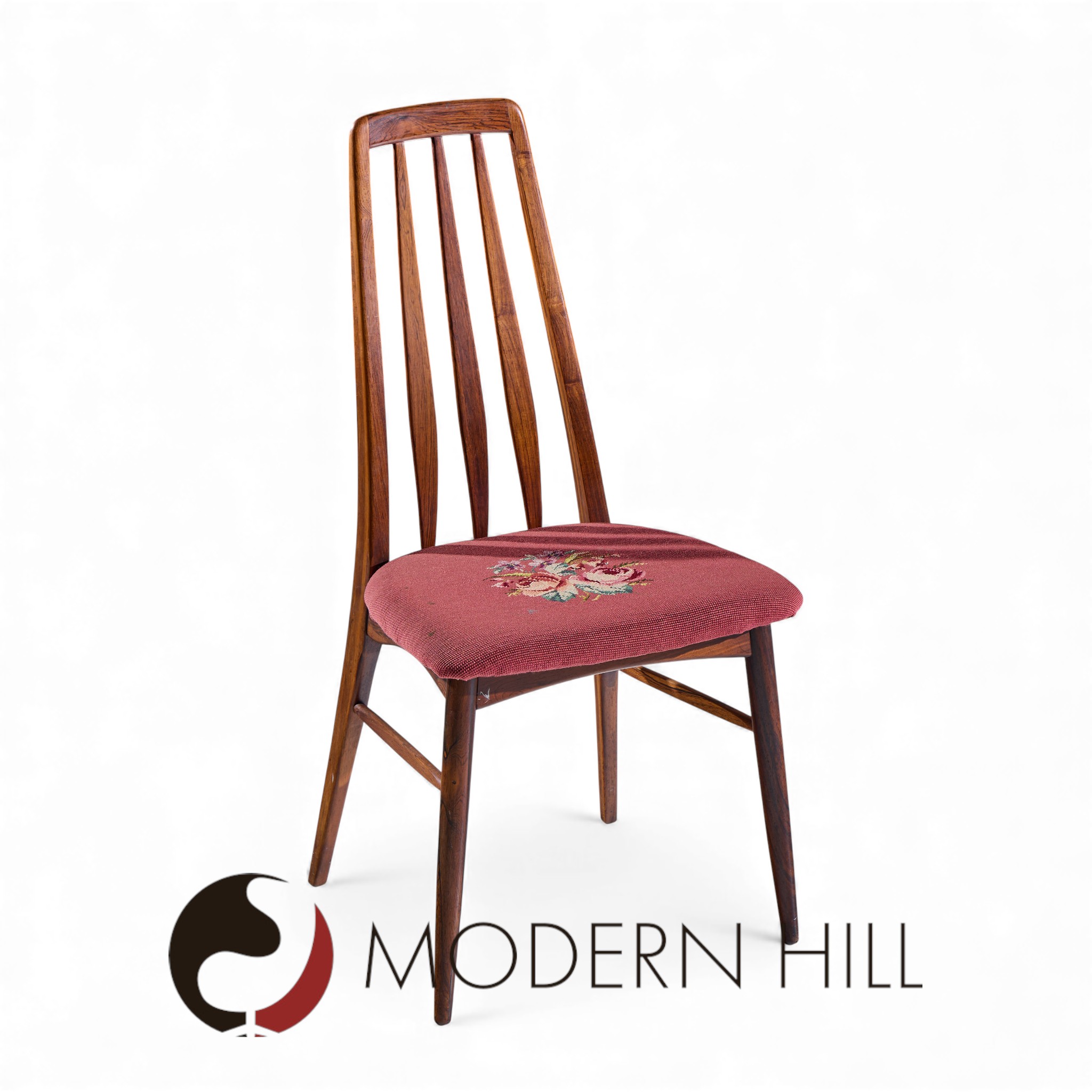 Niels Koefoed Eva Mid Century Danish Rosewood Dining Chair