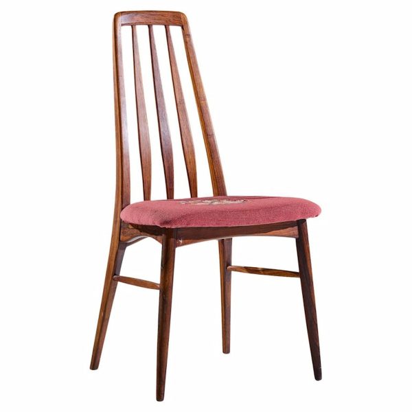 Niels Koefoed Eva Mid Century Danish Rosewood Dining Chair