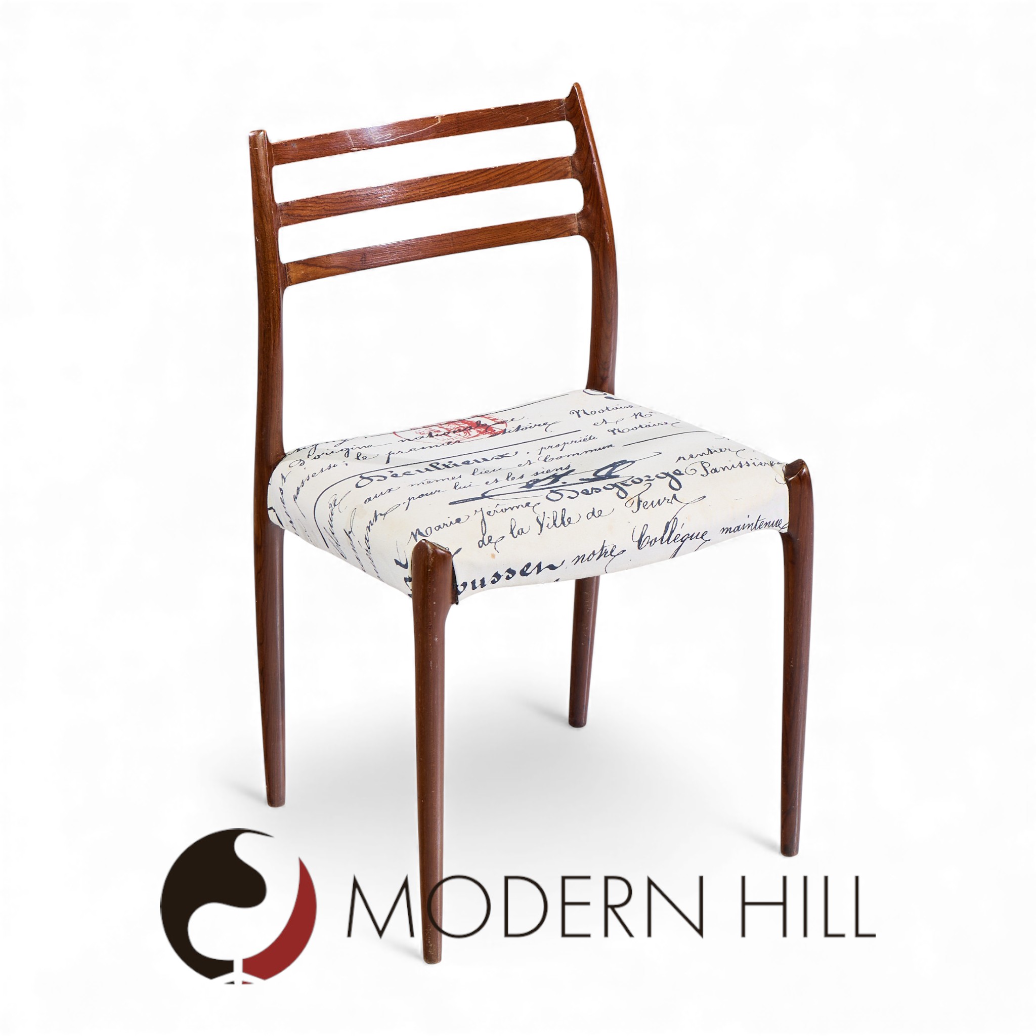 Niels Moller Model 78 Mid Century Rosewood Dining Chair