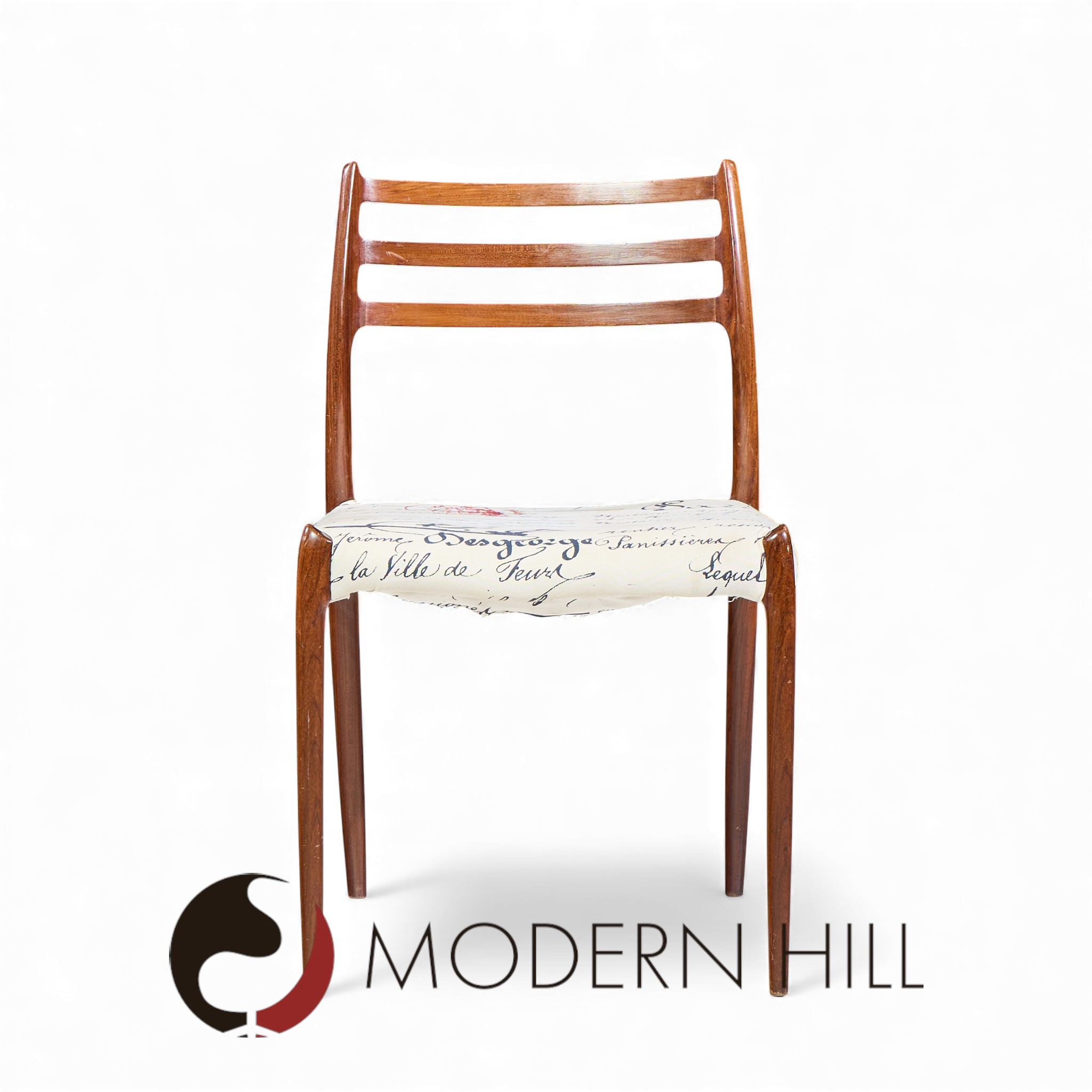 Niels Moller Model 78 Mid Century Rosewood Dining Chairs - Pair