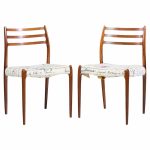 Niels Moller Model 78 Mid Century Rosewood Dining Chairs - Pair