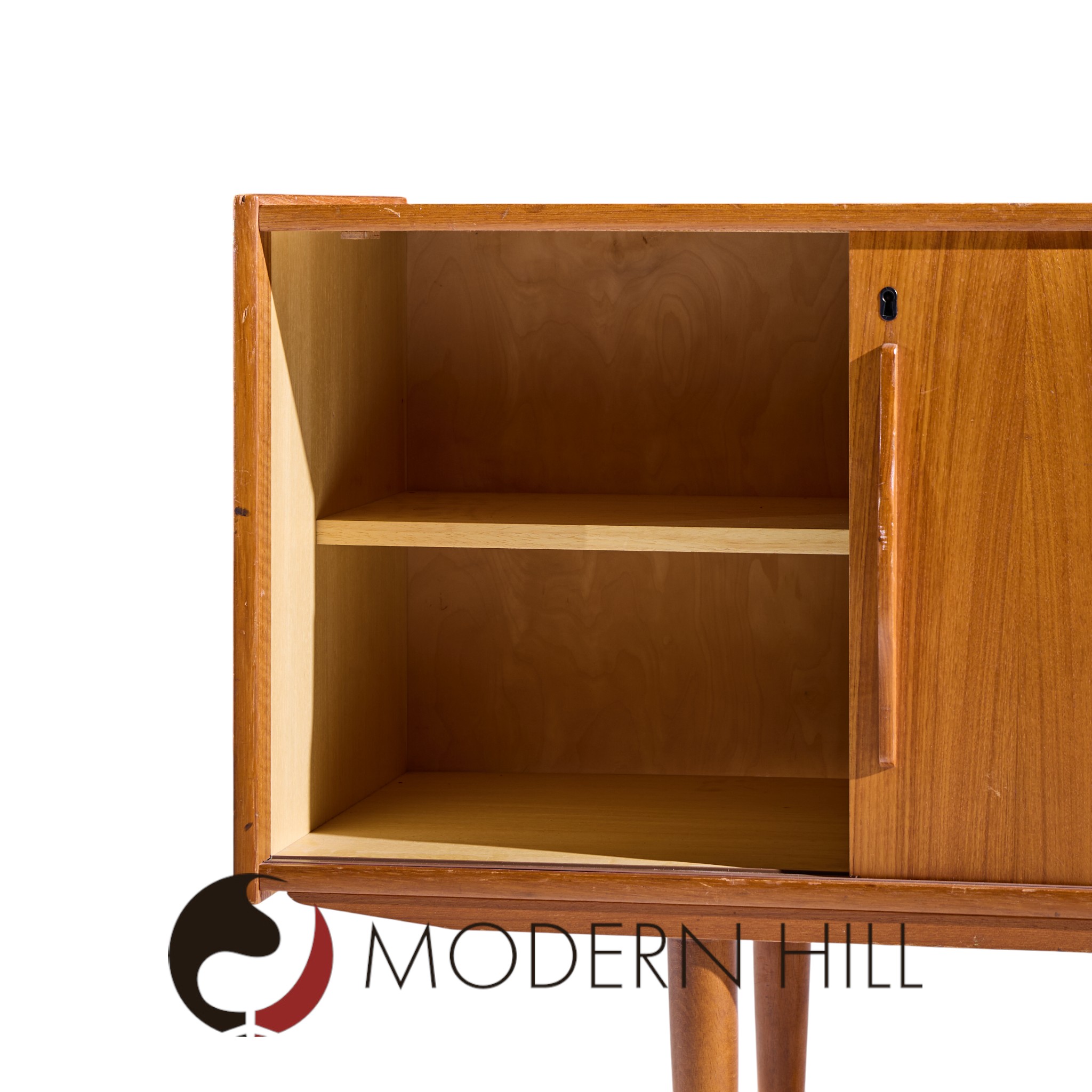 Omann Jun Style Mid Century Danish Teak Credenza