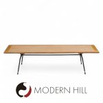 Paul Mccobb for Planner Group Mid Century Iron Base Coffee Table