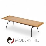 Paul Mccobb for Planner Group Mid Century Iron Base Coffee Table