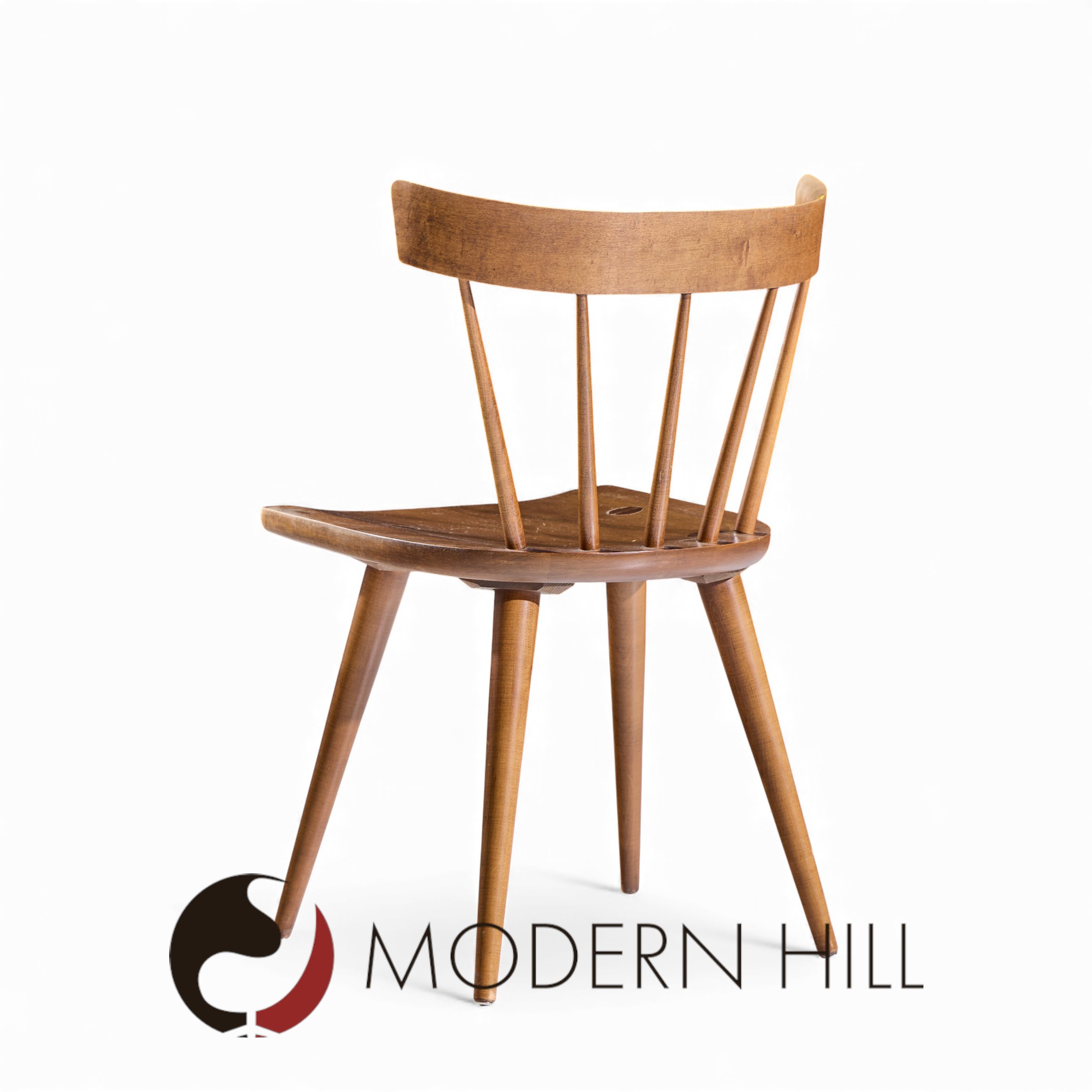 Paul Mccobb for Planner Group Mid Century Tobacco Desk Dining Chair