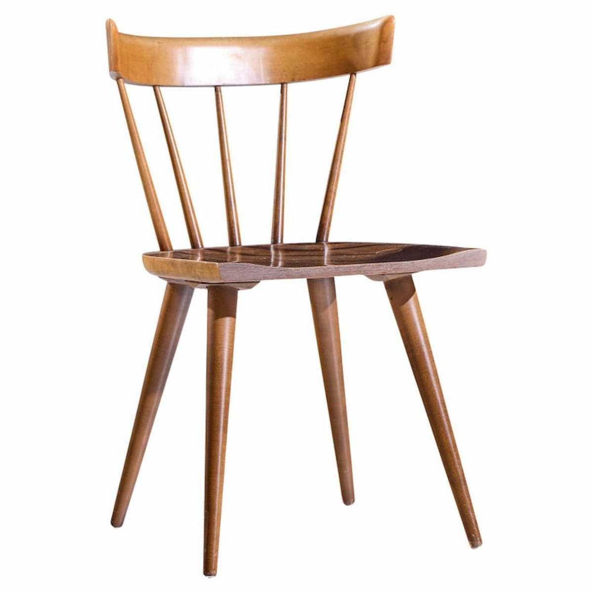 Paul Mccobb for Planner Group Mid Century Tobacco Desk Dining Chair