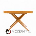 Robsjohn Gibbings for Widdicomb Mid Century Bleached Mahogany X Based Dining Table