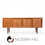 Svend Madsen Mid Century Danish Teak Curved Front Credenza