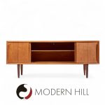 Svend Madsen Mid Century Danish Teak Curved Front Credenza