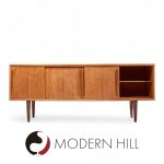 Svend Madsen Mid Century Danish Teak Curved Front Credenza