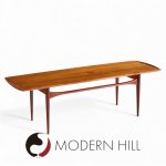 Tove & Edvard Kindt-larsen for France & Daverkosen Mid Century Danish Teak Coffee Table