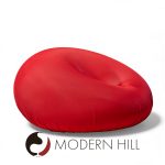 Tullio Eugenio Regge for Gufram Srl Mid Century Italian Red Detecma Chairs - Pair