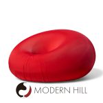 Tullio Eugenio Regge for Gufram Srl Mid Century Italian Red Detecma Chairs - Pair