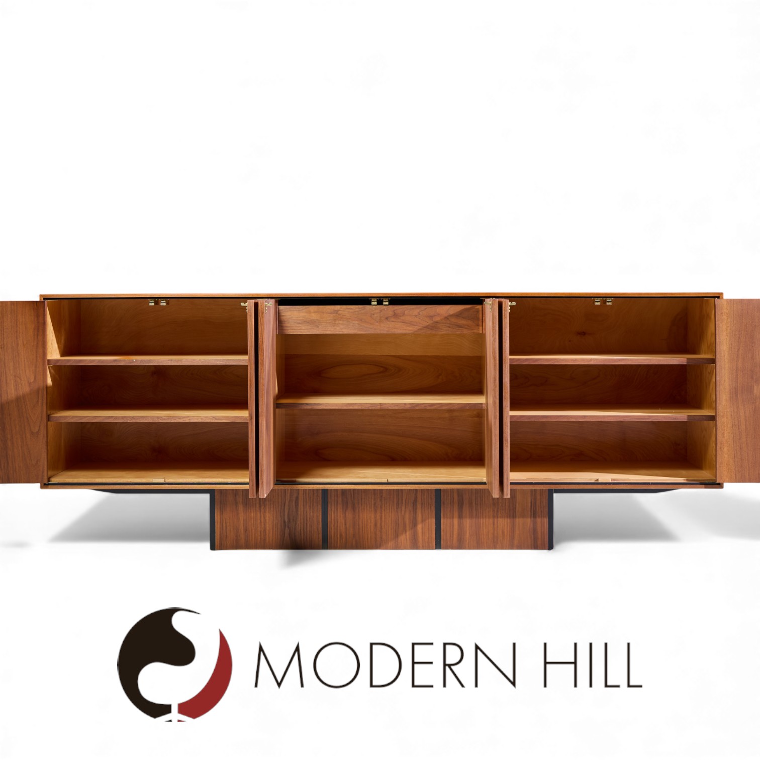 Vladimir Kagan for Dreyfuss Mid Century Walnut Credenza